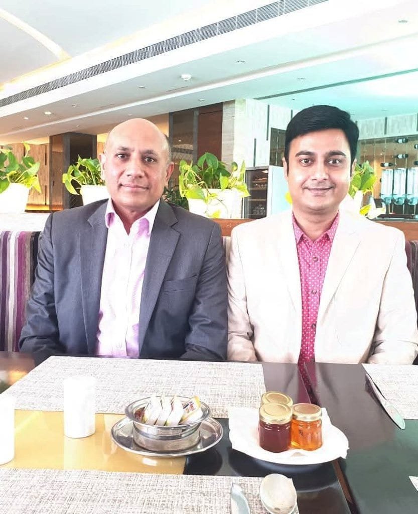 Ashish Paliwal with Mr. Sanjay Sapre, President & CEO of Franklin Templeton
