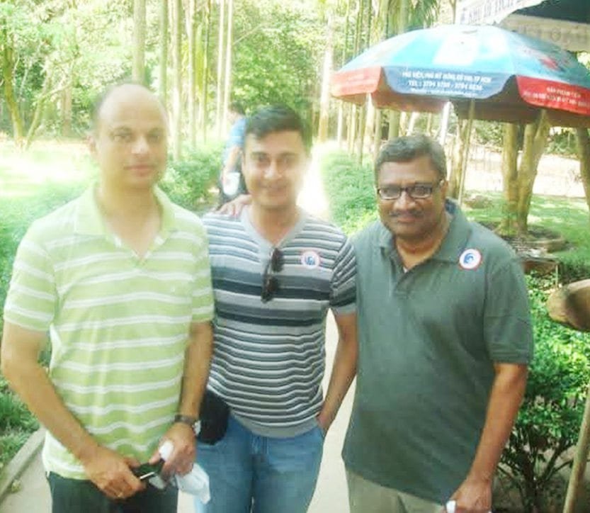 Ashish Paliwal with Mr. Santosh Das Kamath, President and Chief Investment Officer of Franklin Templeton